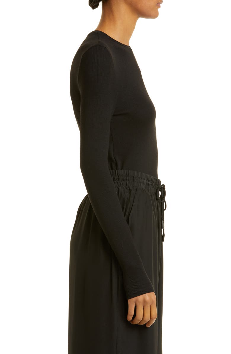 ATM Anthony Thomas Melillo Ribbed Crewneck Long Sleeve Top, Alternate, color, 