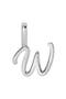  Silver Initial W