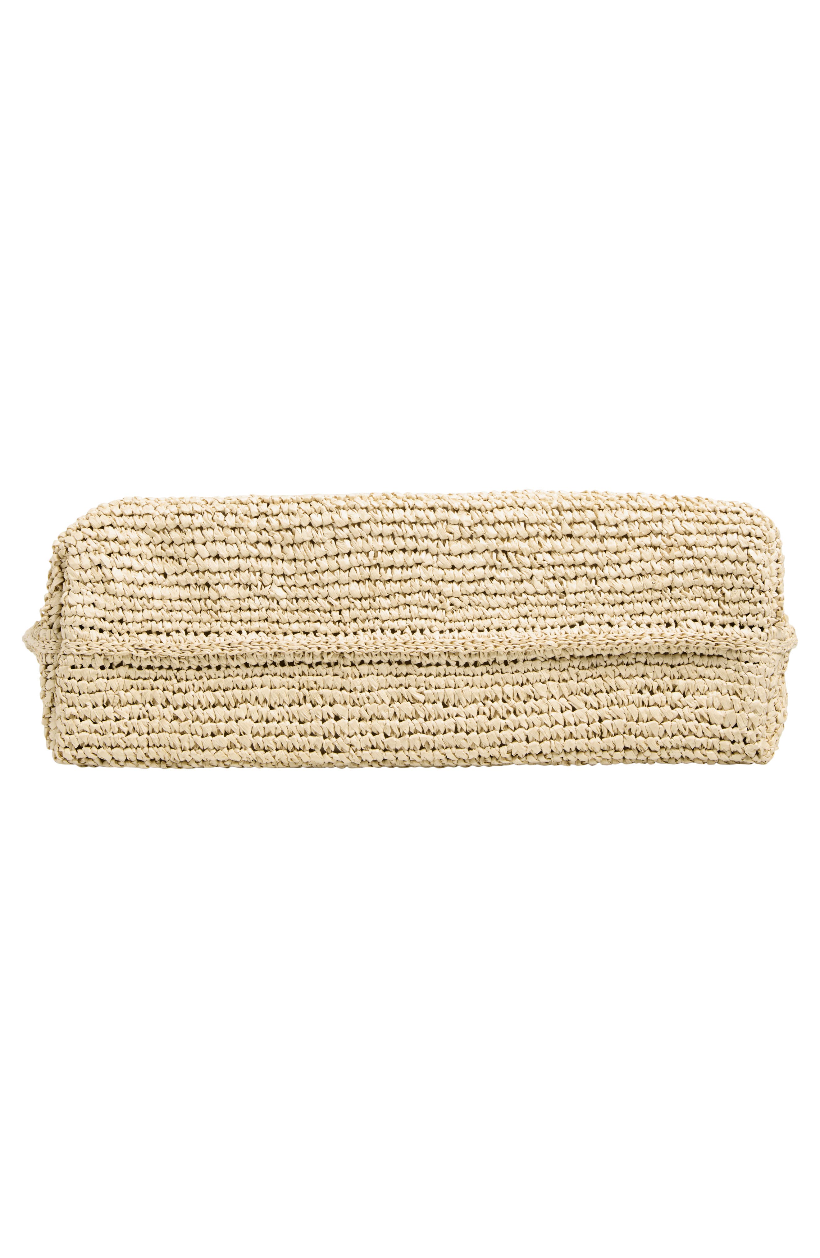 Madewell The Mylie Raffia Shoulder Bag, Alternate, color, Natural Multi