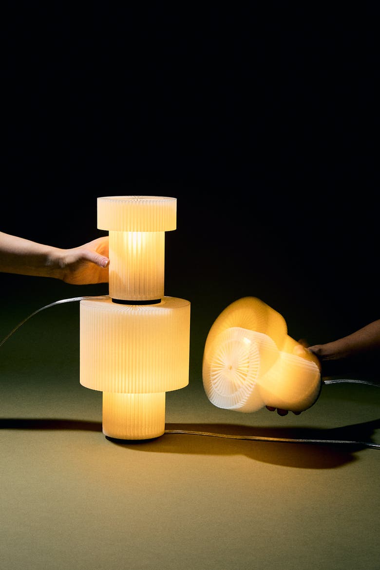 Mini Drum Lamp, Alternate, color, Natural