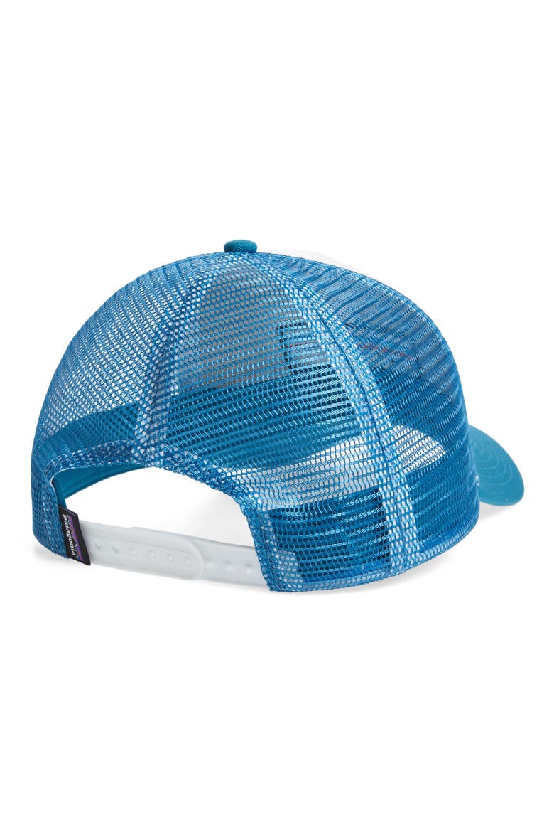 PG - Lo Pro Trucker Hat, Alternate, color, WHITE/ FILTER BLUE