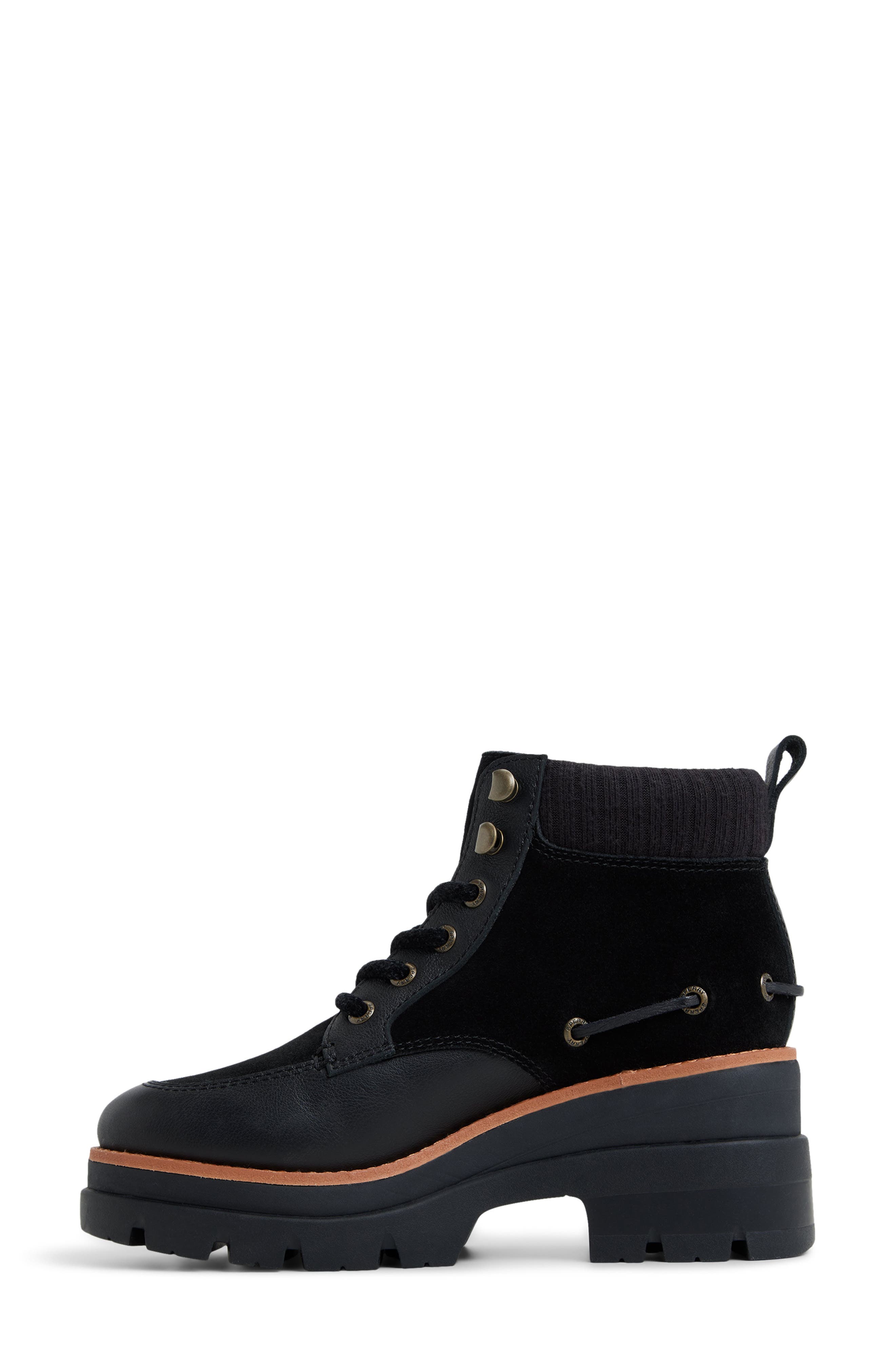 Sperry Rocky Hiker Boot, Alternate, color, Black