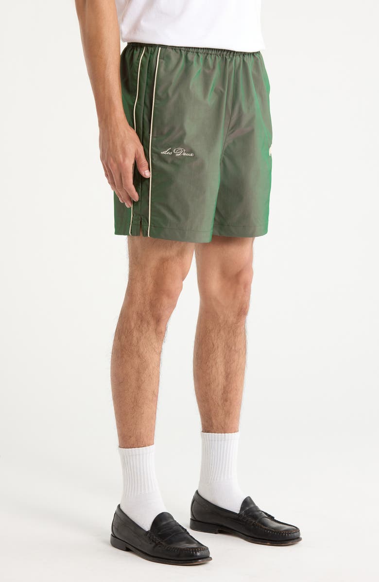 Les Deux x Prince<sup>™</sup> Shiny Shorts, Alternate, color, Pineneedle Green