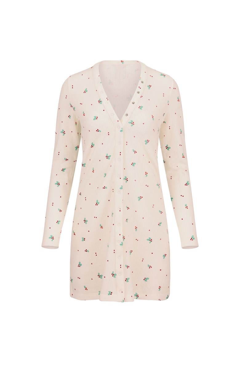 Adore Me Judith Sleepshirt, Alternate, color, Novelty Beige