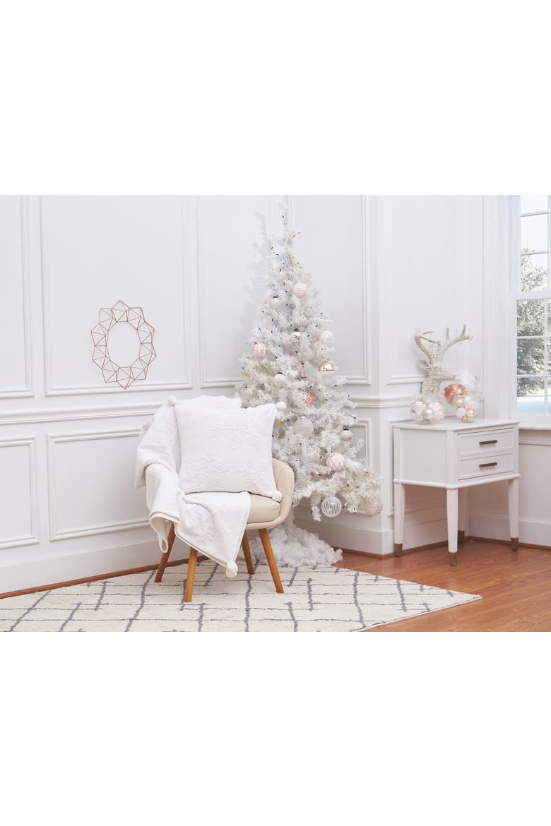 Tufted Throws, Alternate, color, White