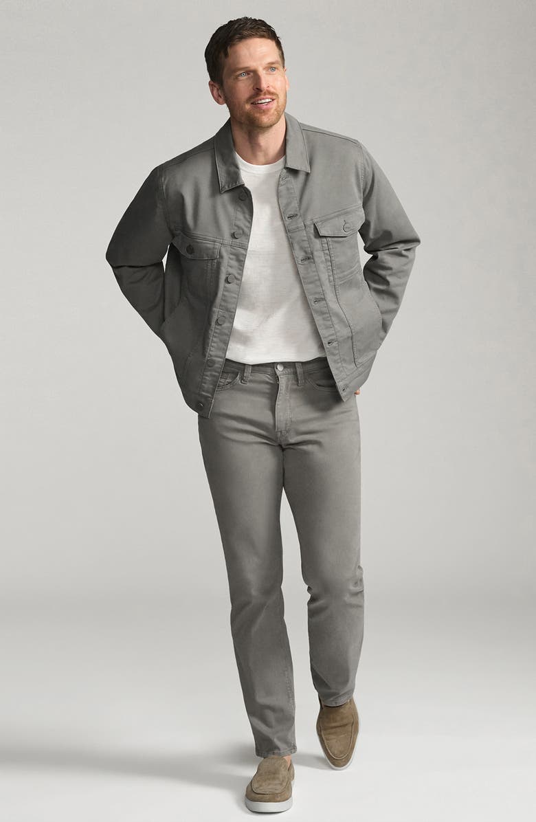 34 Heritage Bologna CoolMax<sup>®</sup> Twill Trucker Jacket, Alternate, color, Steel Coolmax