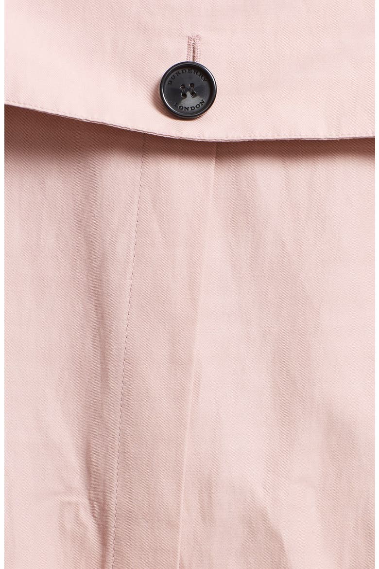 'Terrington' Double Breasted Trench Coat, Alternate, color, ICE PINK