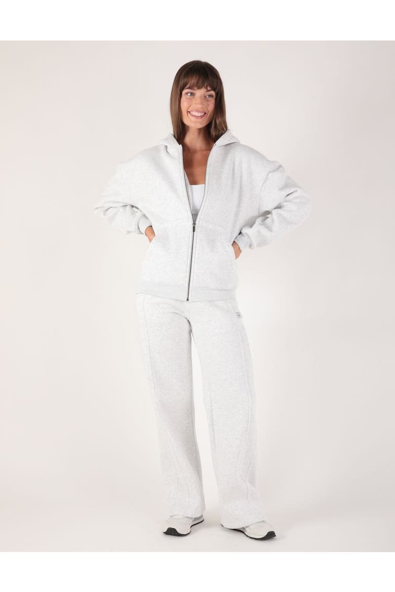 Buffalo Full Zip, Alternate, color, White Heather