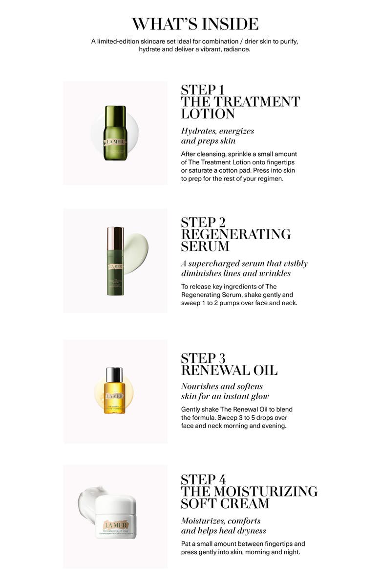 La Mer The Replenishing Moisture Collection (Nordstrom Exclusive) USD $187 Value, Alternate, color,