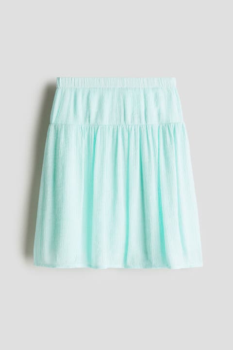 Crinkled Chiffon Skirt