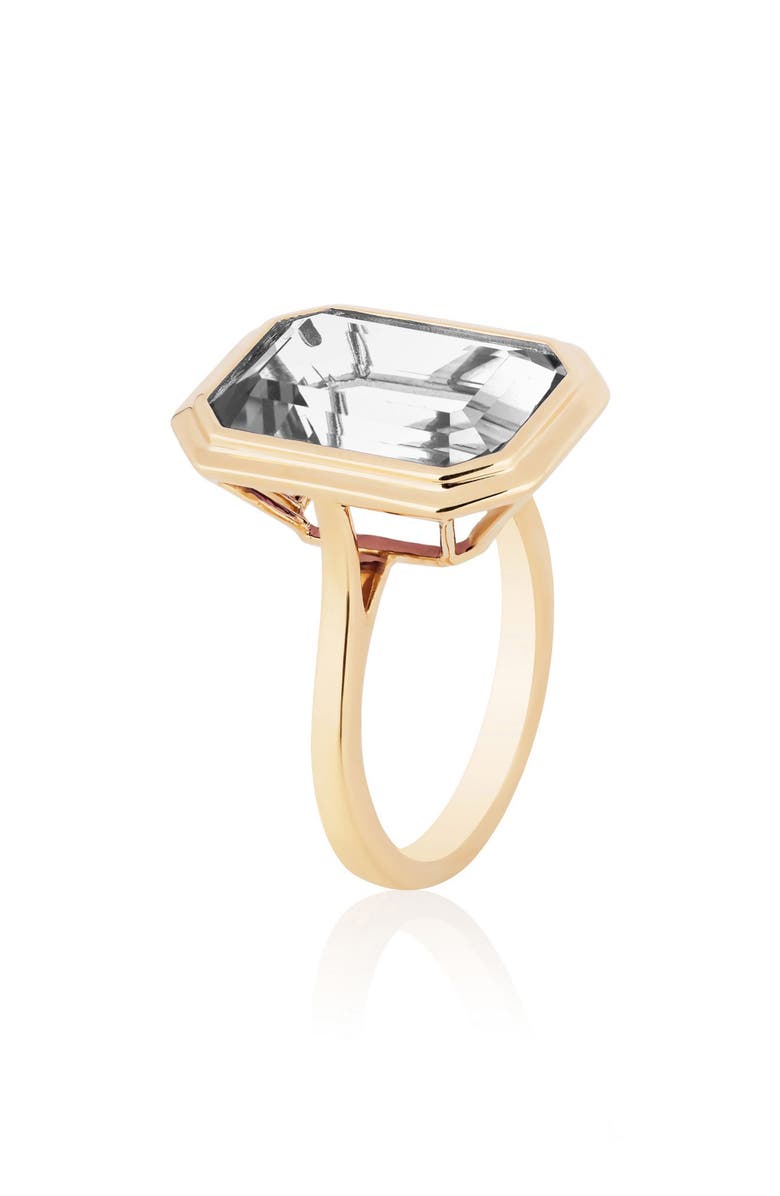 GOSHWARA Manhattan Cocktail Ring, Alternate, color, Clear