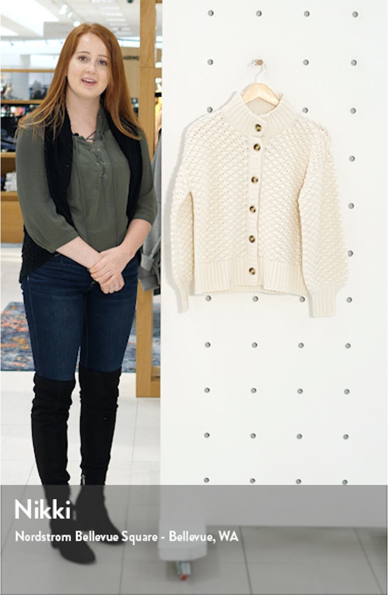 Surrey Bobble Cardigan Sweater, sales video thumbnail