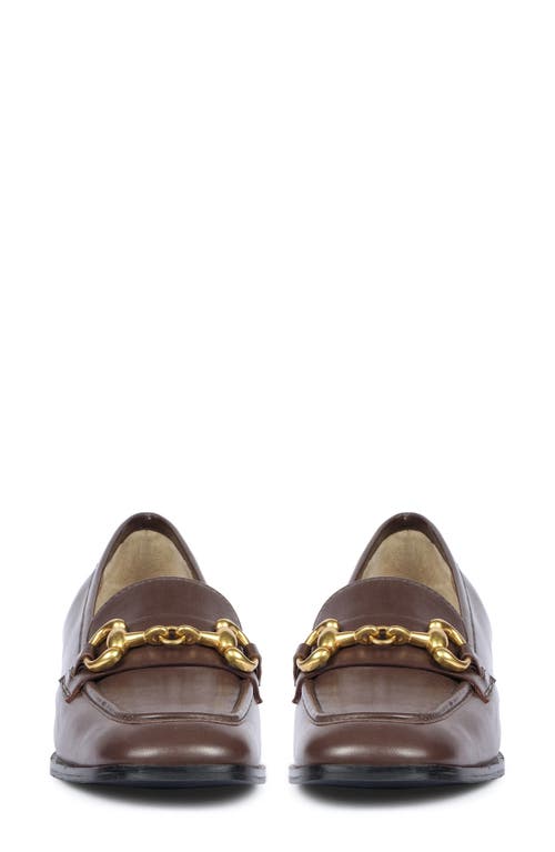 Saint G Abelia Bit Loafer Pump In Coffee