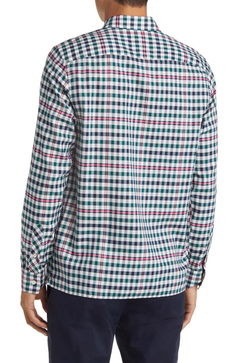Ted Baker London Wilby Check Regular Fit Long Sleeve Button-Up Shirt, Alternate, color,