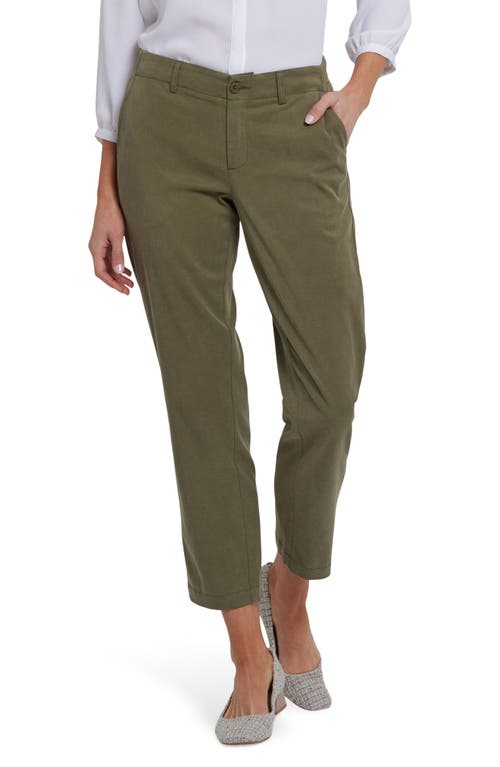 Nydj Easy-fit Ankle Trouser Pants In Bay Leaf