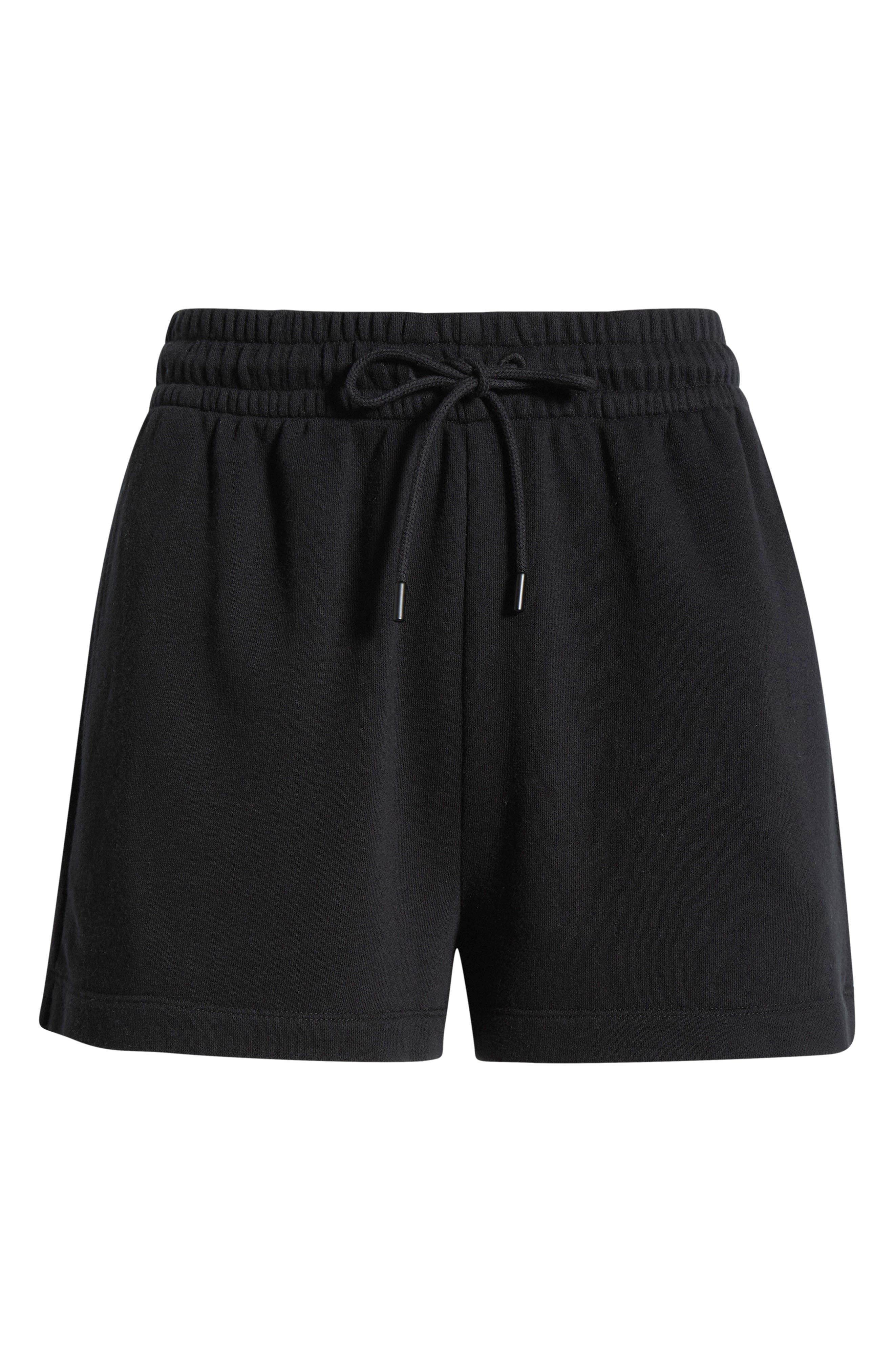 パンツ theredthread S gather knit shorts black Zella Go Easy French Terry Shorts (Women) | Nordstrom