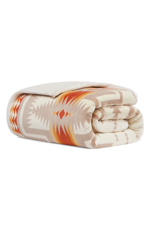 Harding Printed Plush Throw