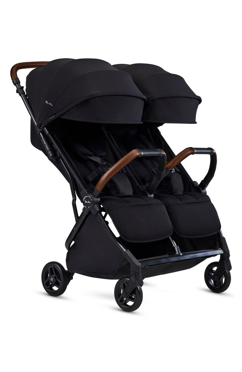 Silver Cross Jet Double Compact Lightweight Travel Stroller, Alternate, color, Black