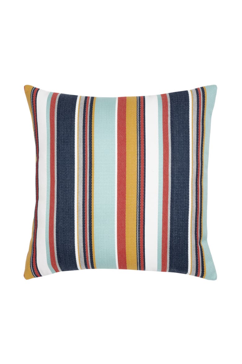 Sicily Stripe Indoor & Outdoor Woven Accent Pillow, Main, color, Multi