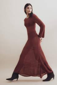 H&M Pointelle-knit Maxi Dress
