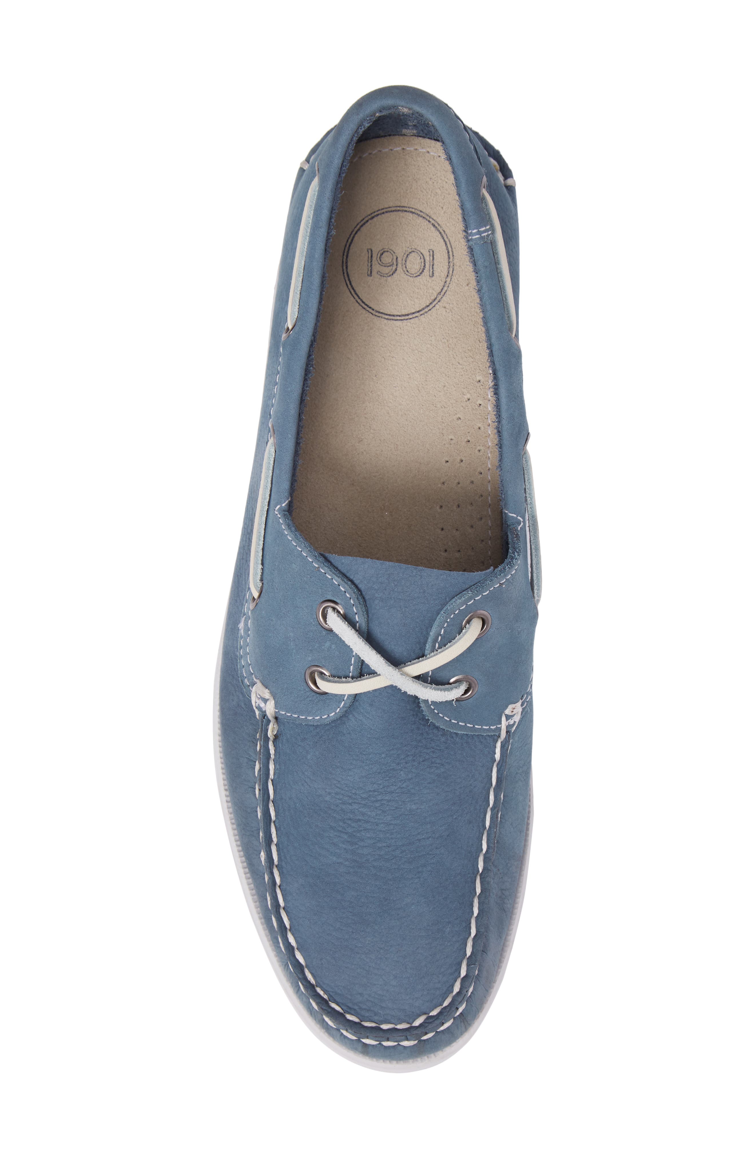 Pacific Boat Shoe, Alternate, color, BLUE NUBUCK
