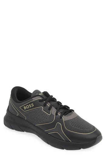 Hugo Boss Boss Owen Runn Empr Sneaker In Black