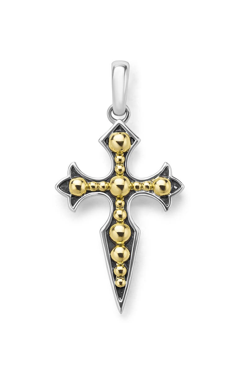 LAGOS Anthem Cross Pendant, Main, color, Silver