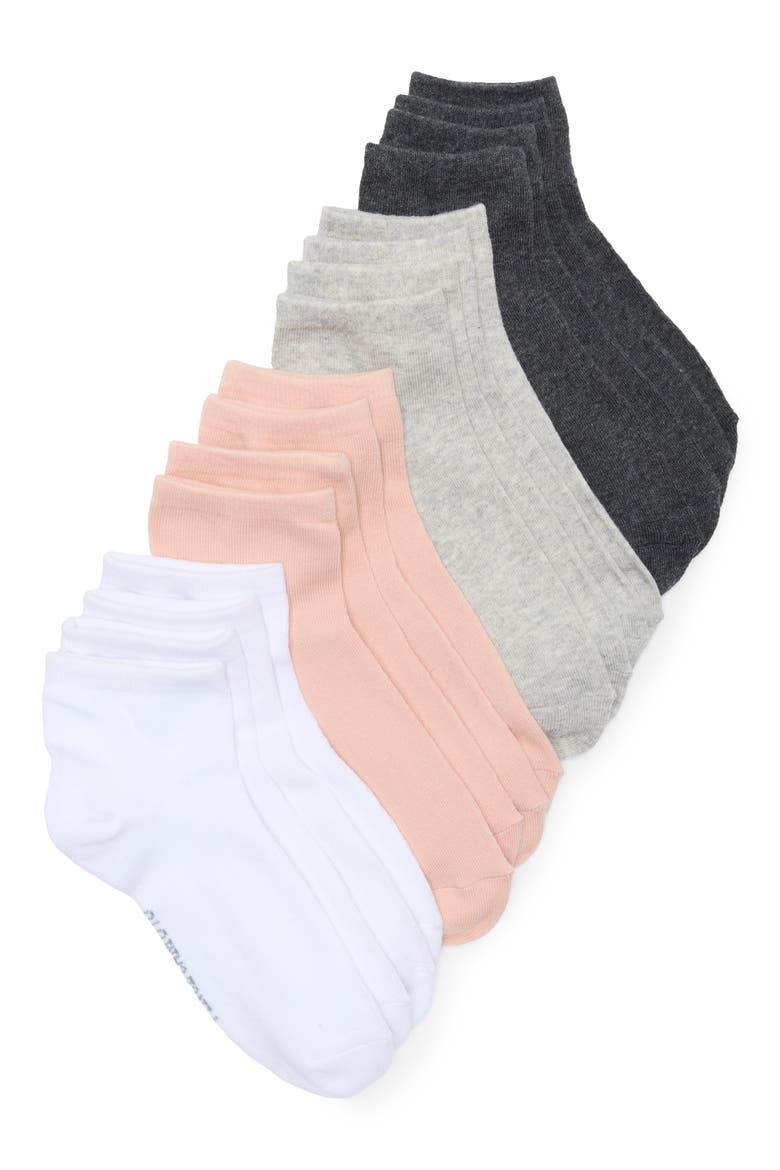8-Pack Quarter Length Socks, Main, color, MULTI