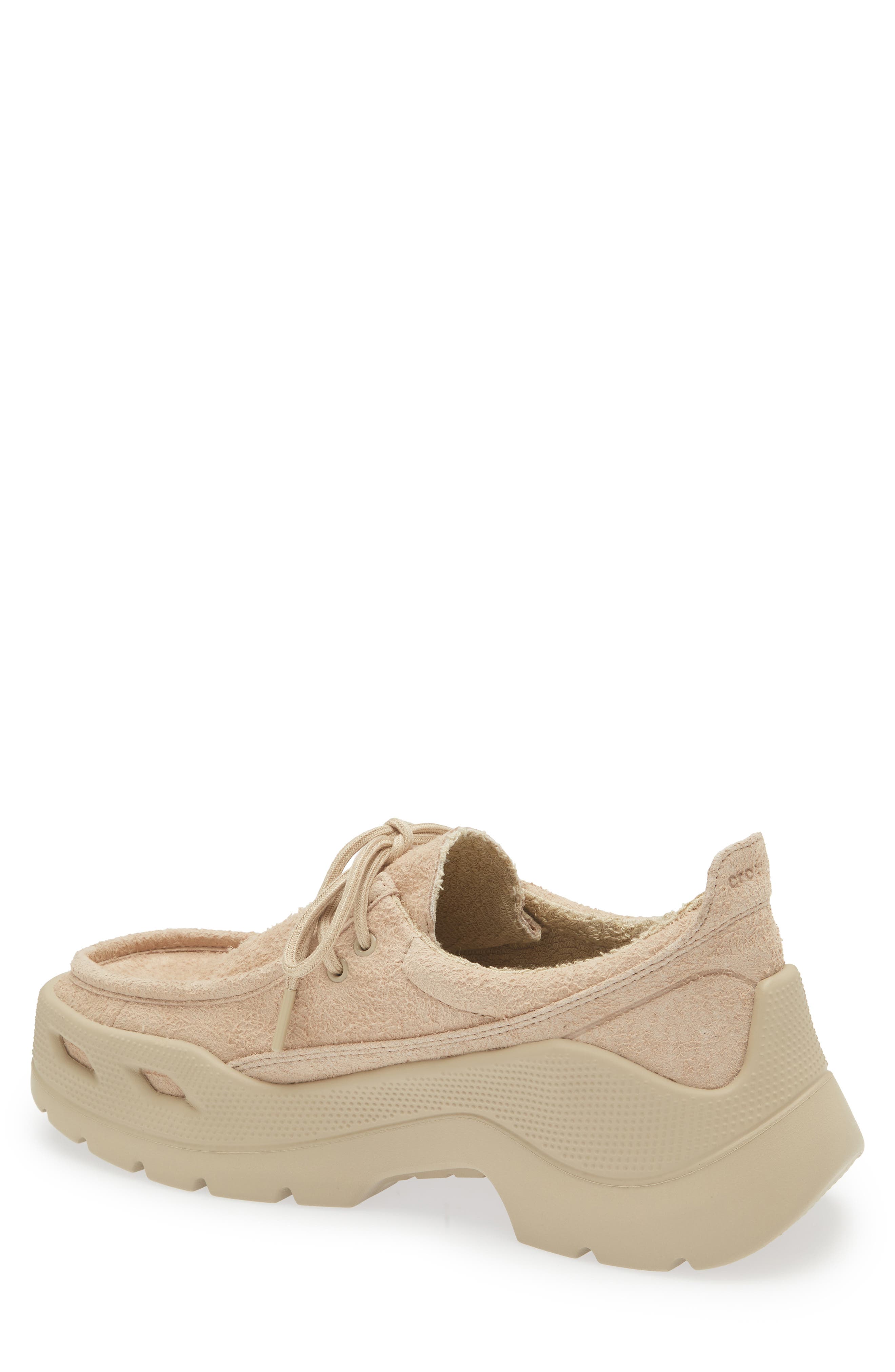 CROCS Gallery Oxford Shoe, Alternate, color, Bark