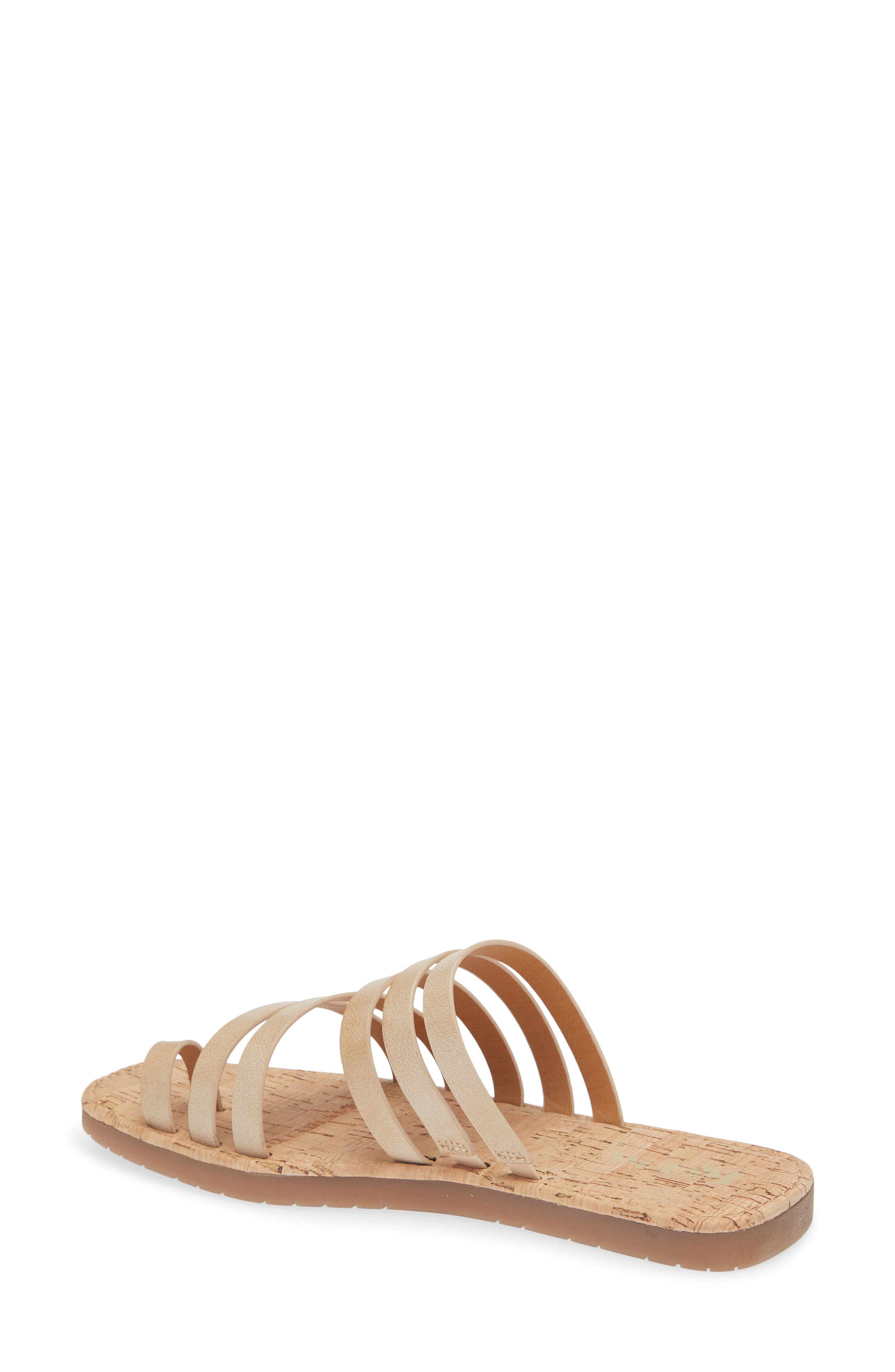 KORKS Marisol Flat Sandal, Alternate, color, Cream