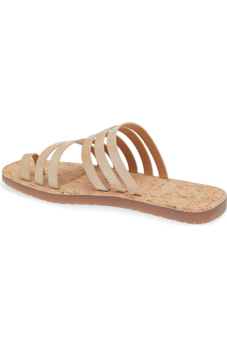 KORKS Marisol Flat Sandal, Alternate, color, Cream