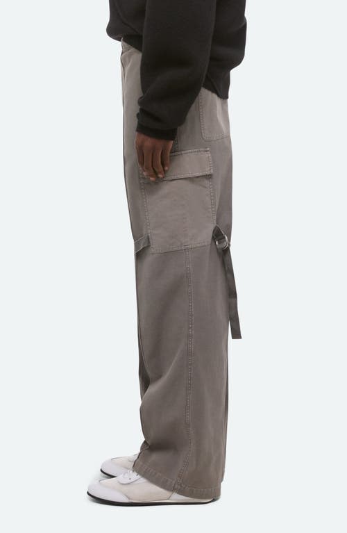 Helmut Lang Relaxed Fit Cargo Pants In Gray