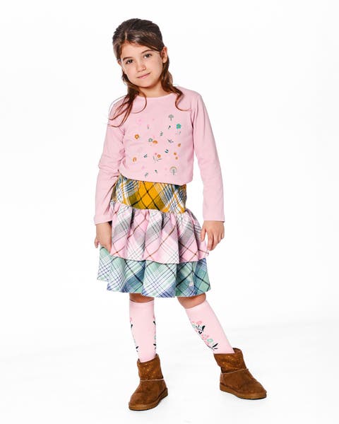 Girl Organic Cotton Long Sleeve T-Shirt (Toddler & Little Kid)