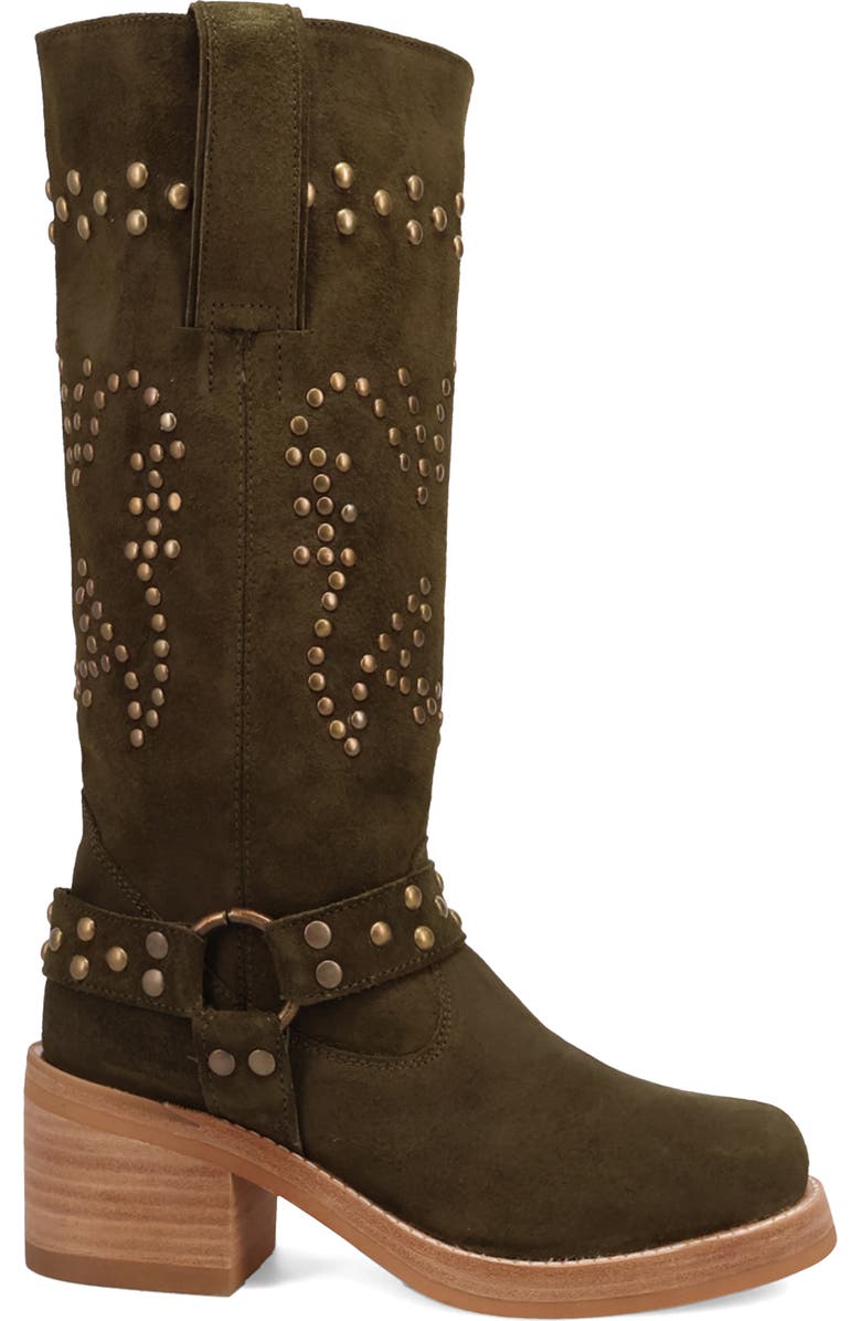 Dingo Troubadour Platform Boot, Alternate, color, Olive