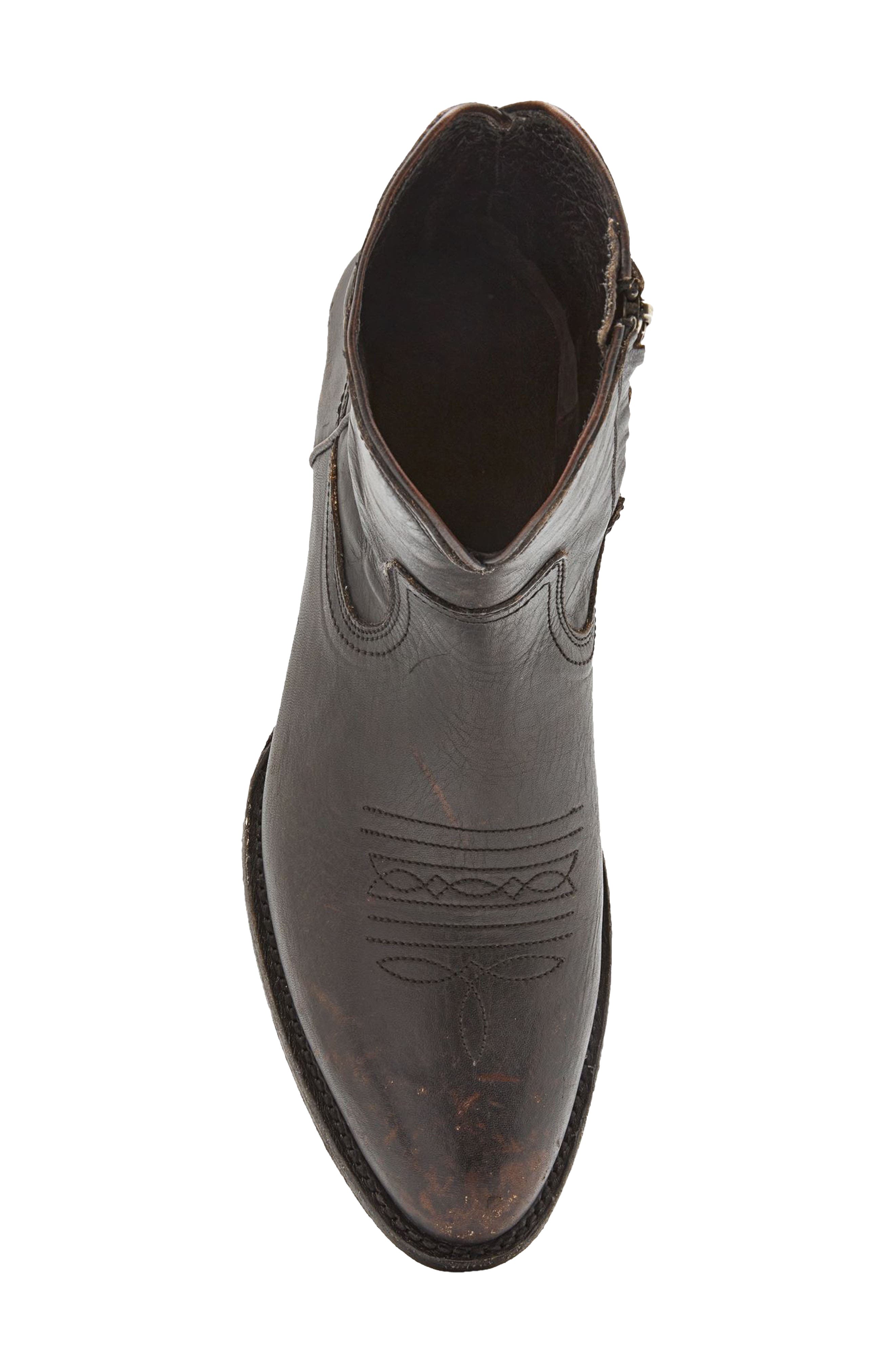 Frye Austin Western Boot, Alternate, color, Black