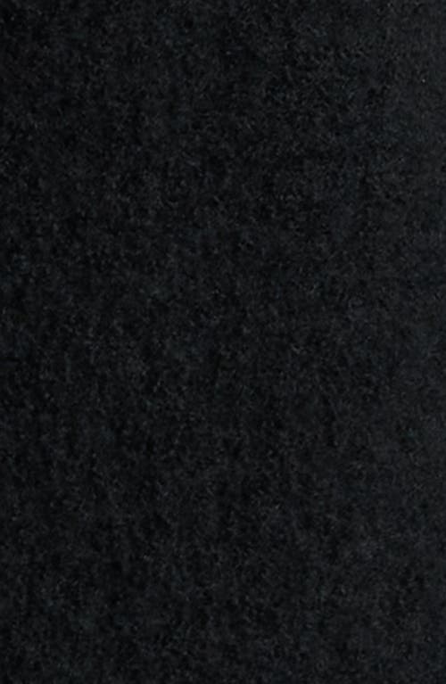 Eileen Fisher Zip-front Boiled Wool Jacket In Black