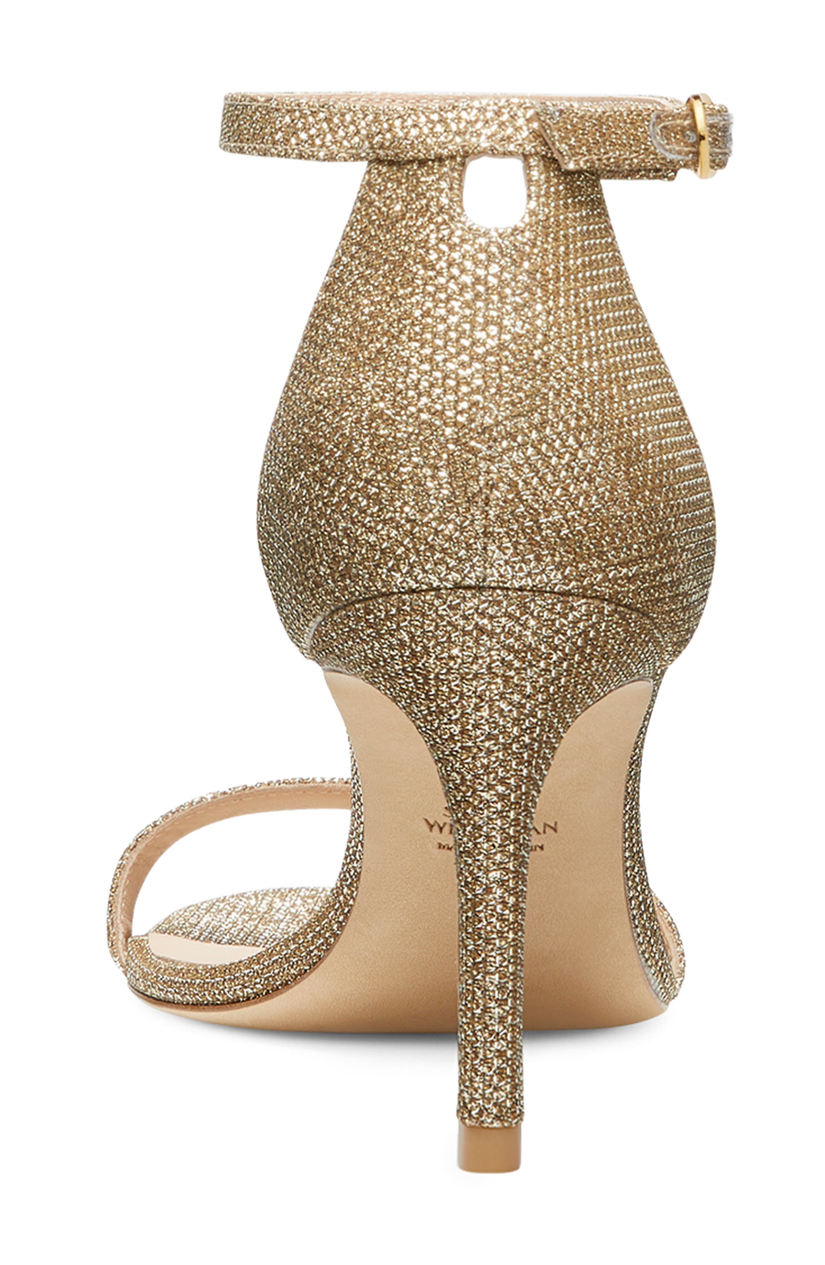 Stuart Weitzman Nunakedstraight Ankle Strap Sandal, Alternate, color, 