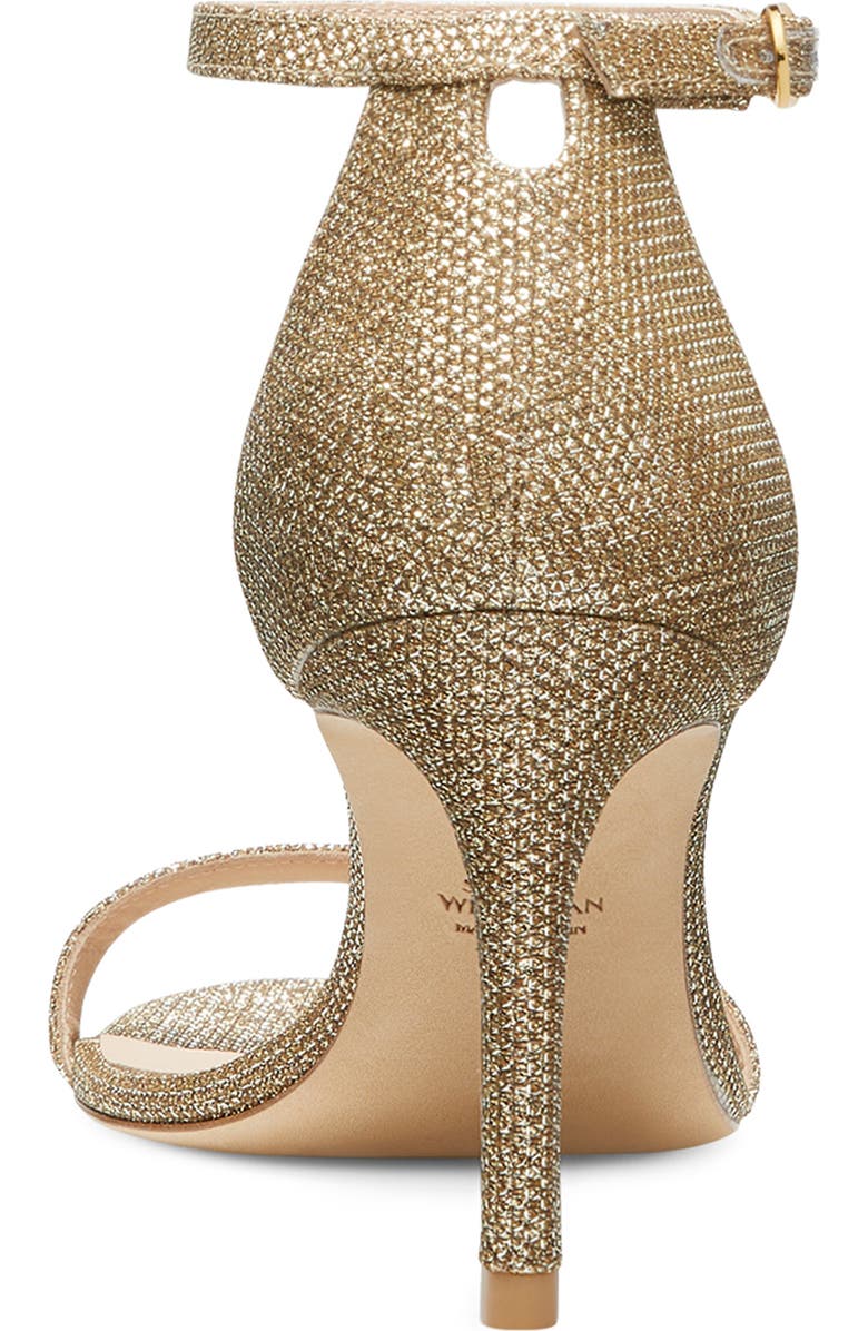 Stuart Weitzman Nunakedstraight Ankle Strap Sandal, Alternate, color,