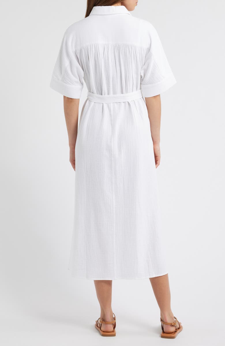 Belted Maxi Shirtdress