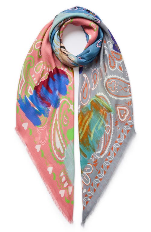 JANE CARR The Messy Square Scarf in Havana  product