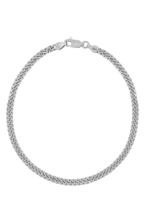 Bony Levy Curb Link Chain Bracelet In 14k White Gold