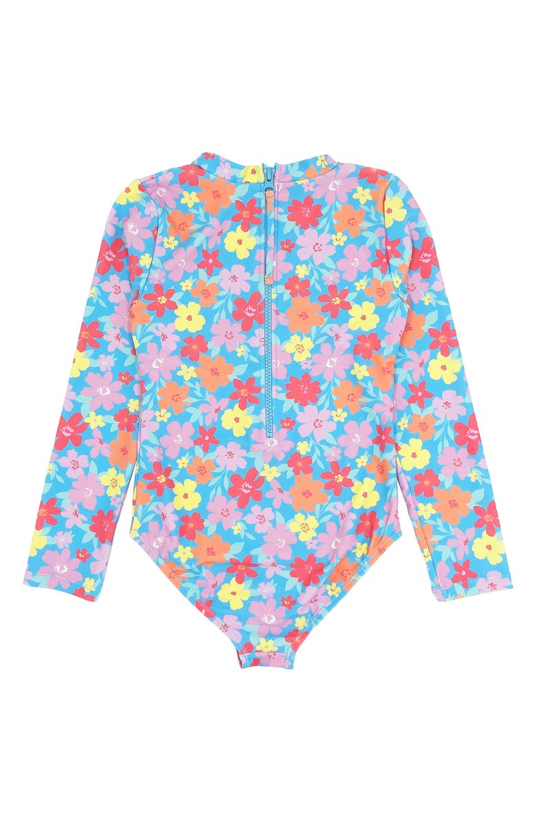 Feather 4 Arrow Kids' Wave Chaser Long Sleeve Rashguard One-Piece Swimsuit, Alternate, color,