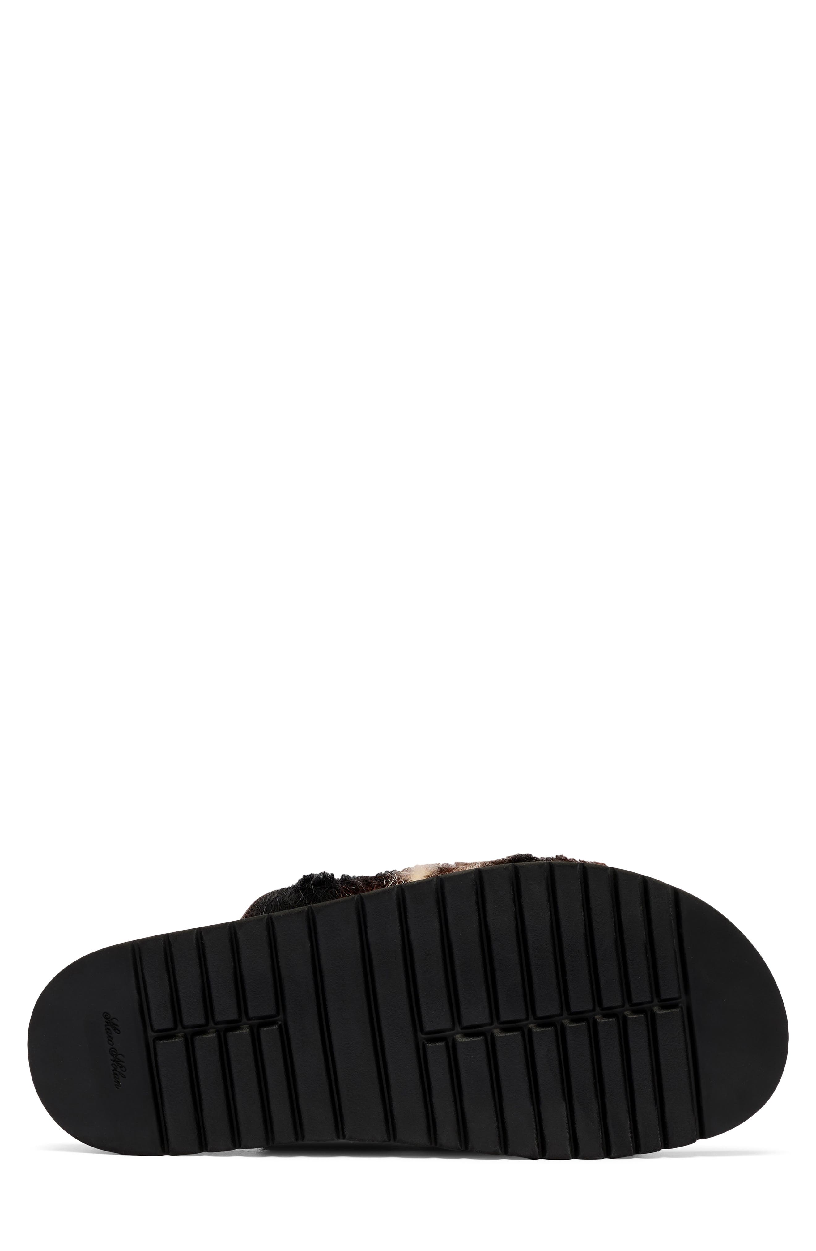 MARC NOLAN <p>Monaco Calf Hair Slide Sandal (Women)</p>, Alternate, color, Dark Horse