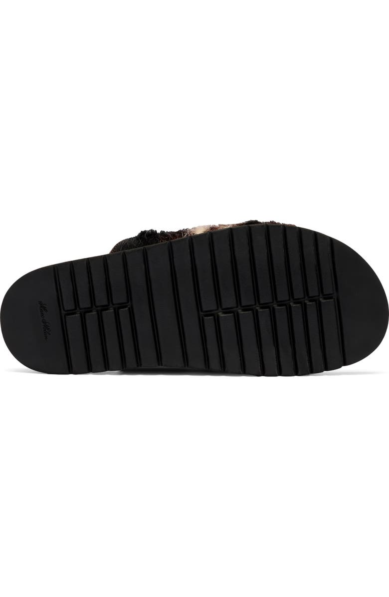 MARC NOLAN <p>Monaco Calf Hair Slide Sandal (Women)</p>, Alternate, color, Dark Horse