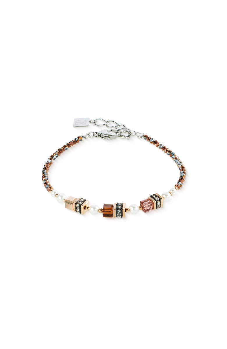 COEUR DE LION Princess Earth Glow Bracelet, Main, color, Rose Gold - Brown