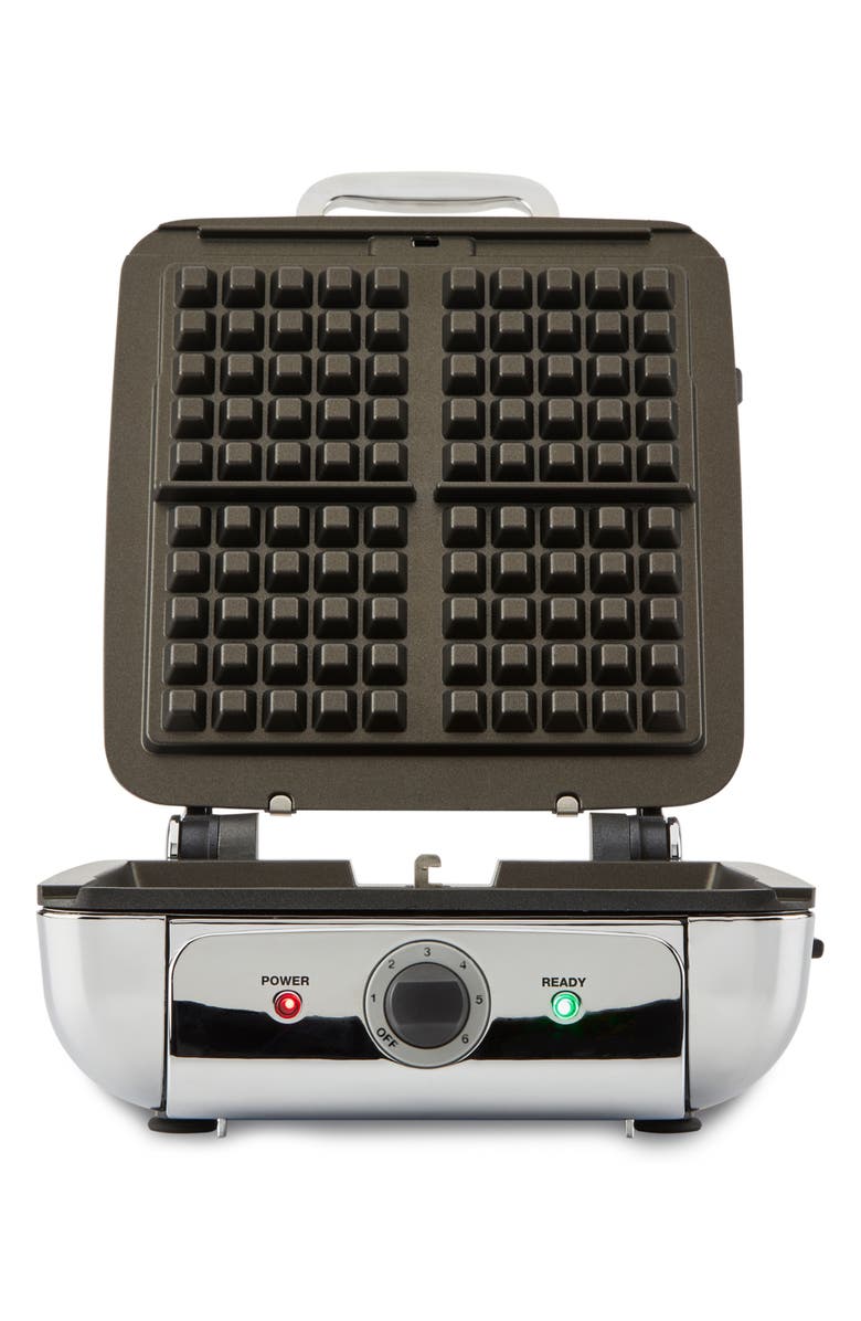 All-Clad Square Belgian Waffle Maker, Alternate, color, Stainless