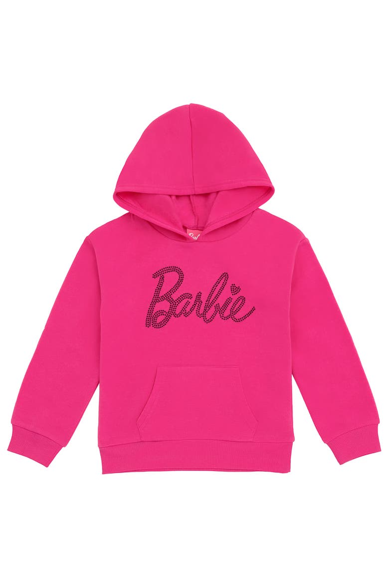 Fleece Hoodie, Main, color, Bright Pink