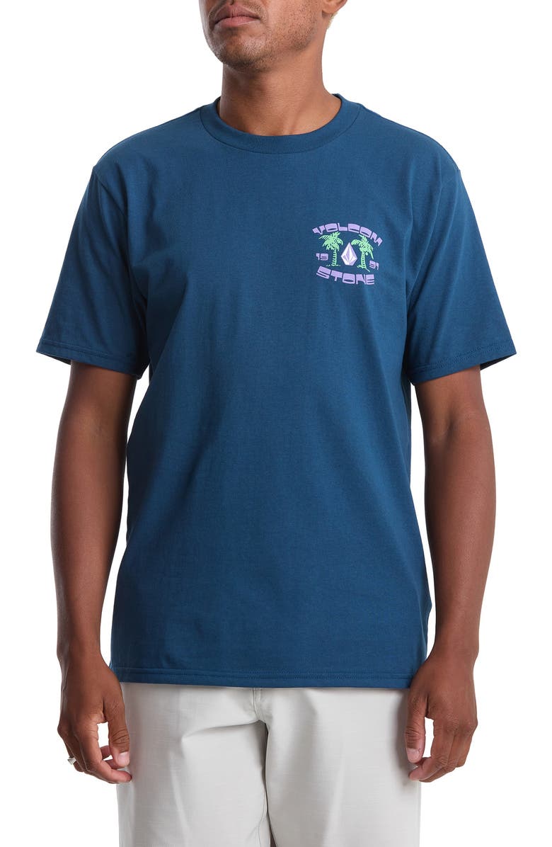 Volcom Fed Up Cotton Graphic T-Shirt, Main, color, Dust Bowl