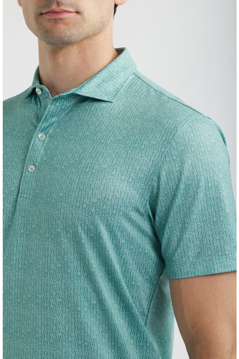 Bar's Open Performance Jersey Polo, Alternate, color, SUBLIME