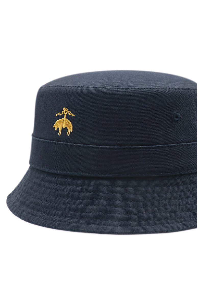Cotton Twill Bucket Hat, Alternate, color, Navy
